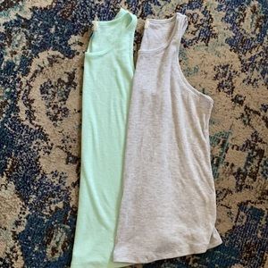 Old Navy Henley tanks (2) size M